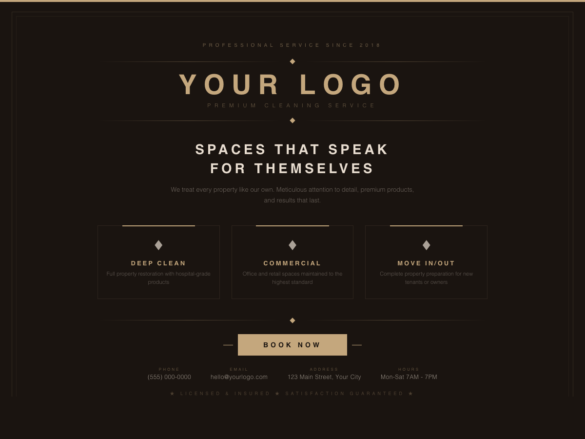Flyer after redesign